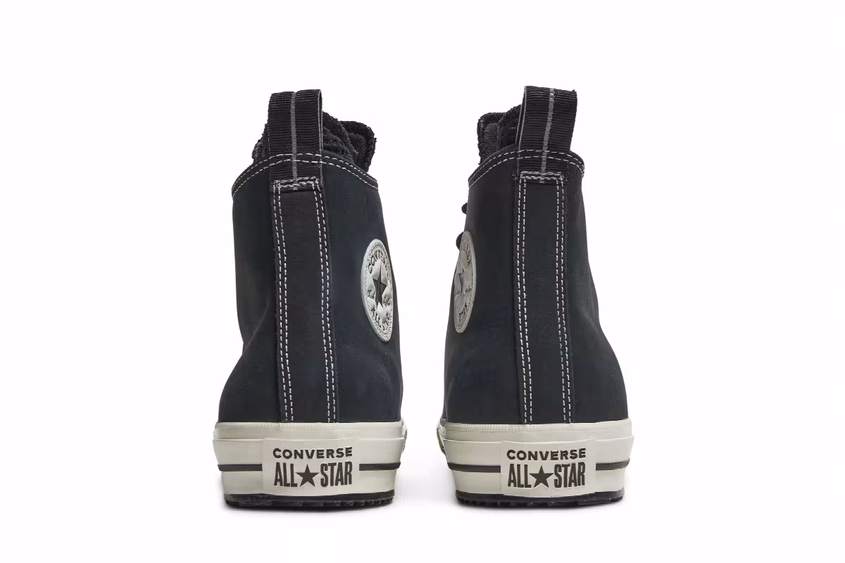 Converse Chuck Taylor All Star High Nubuck Boot Black, view 7