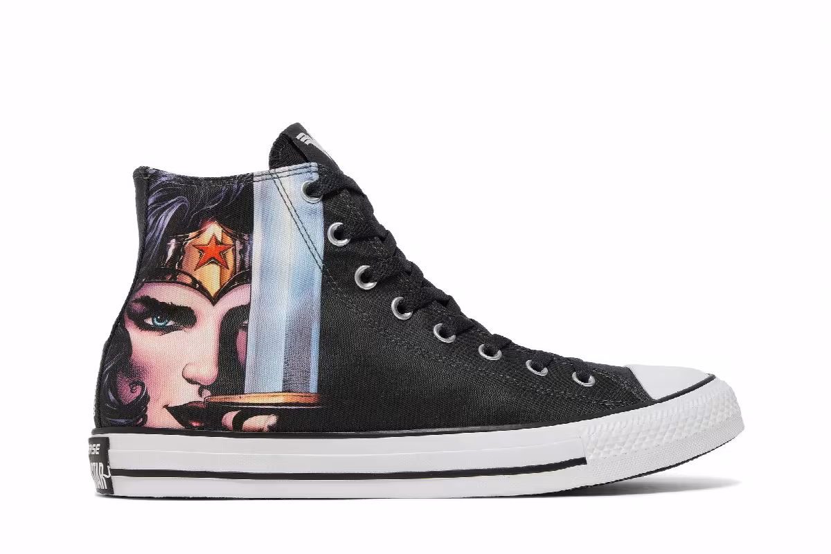 DC Comics x Converse Chuck Taylor All Star High Wonder Woman, view 2