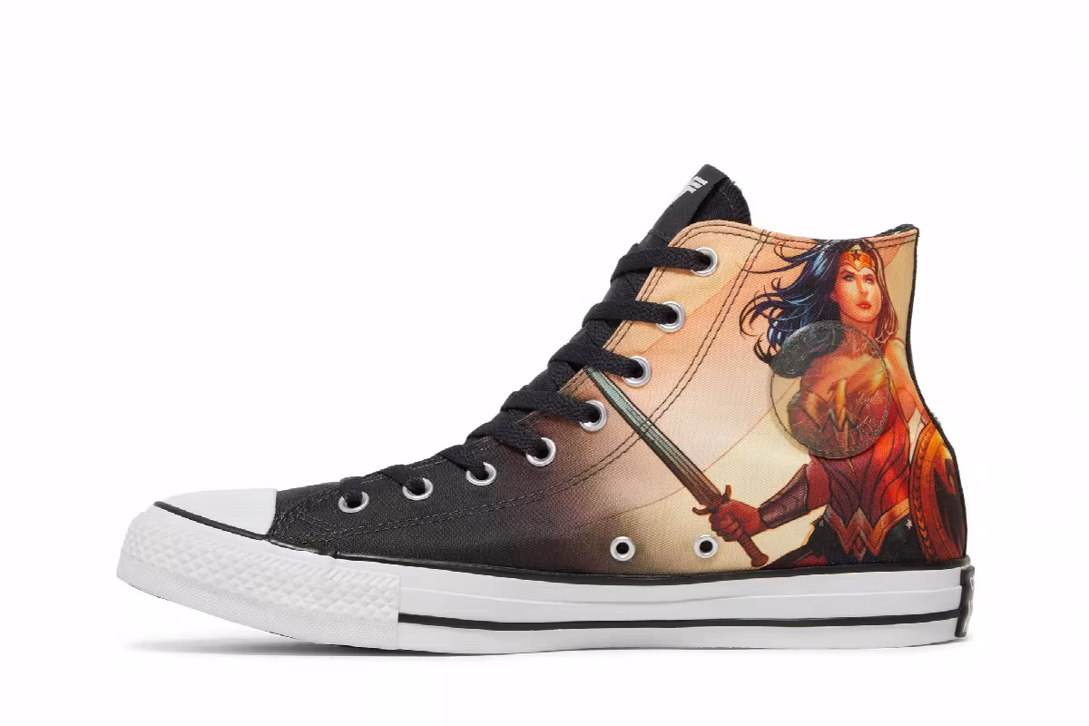 DC Comics x Converse Chuck Taylor All Star High Wonder Woman, view 4
