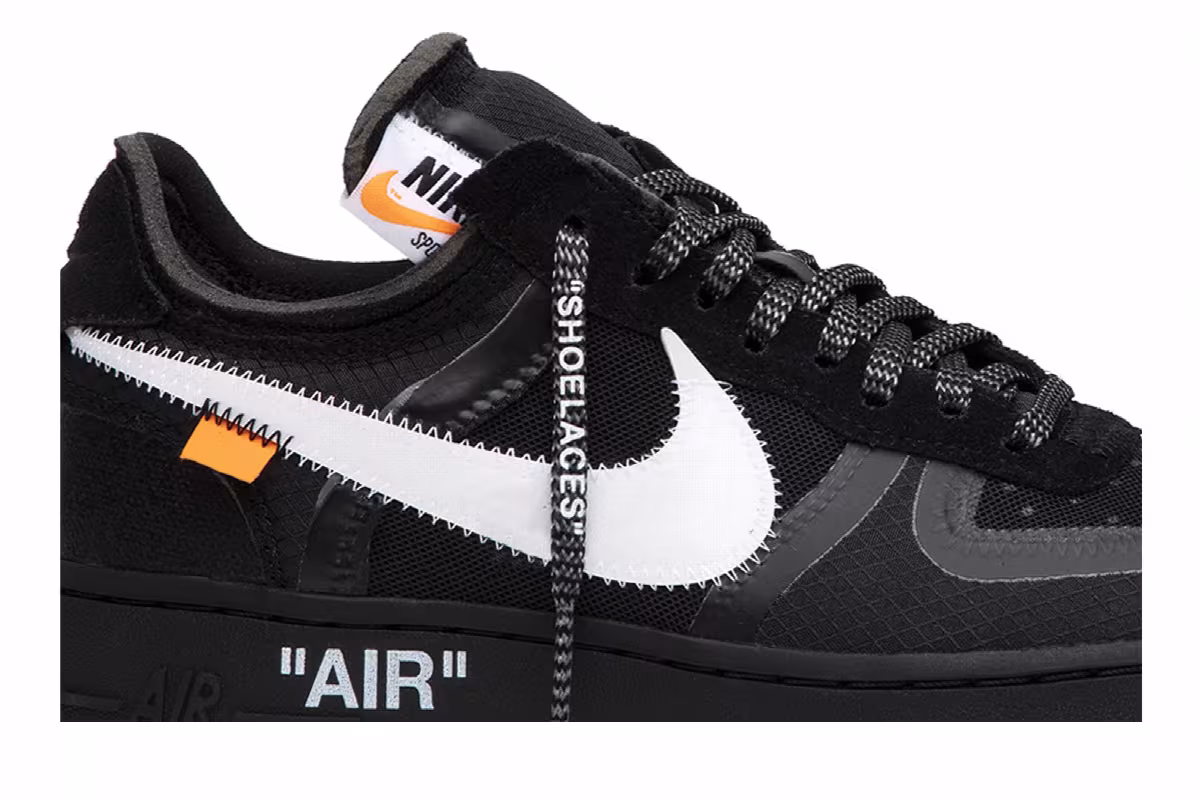 Off-White x Nike Air Force 1 Low Black, view 3