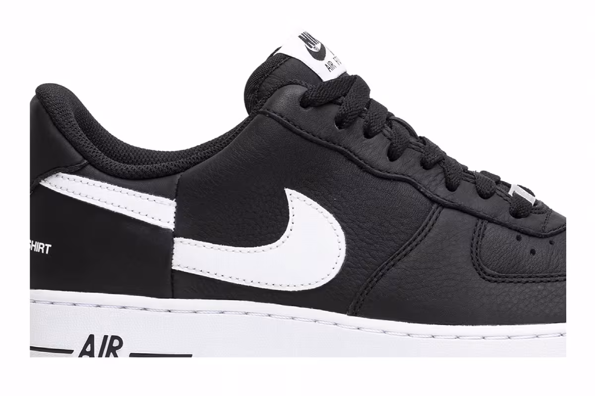 Supreme x Comme des Garçons SHIRT x Nike Air Force 1 Low Black, view 3