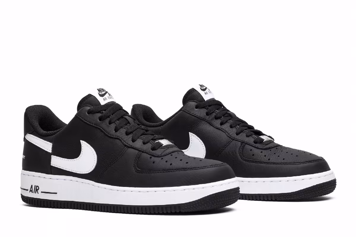 Supreme x Comme des Garçons SHIRT x Nike Air Force 1 Low Black, view 9