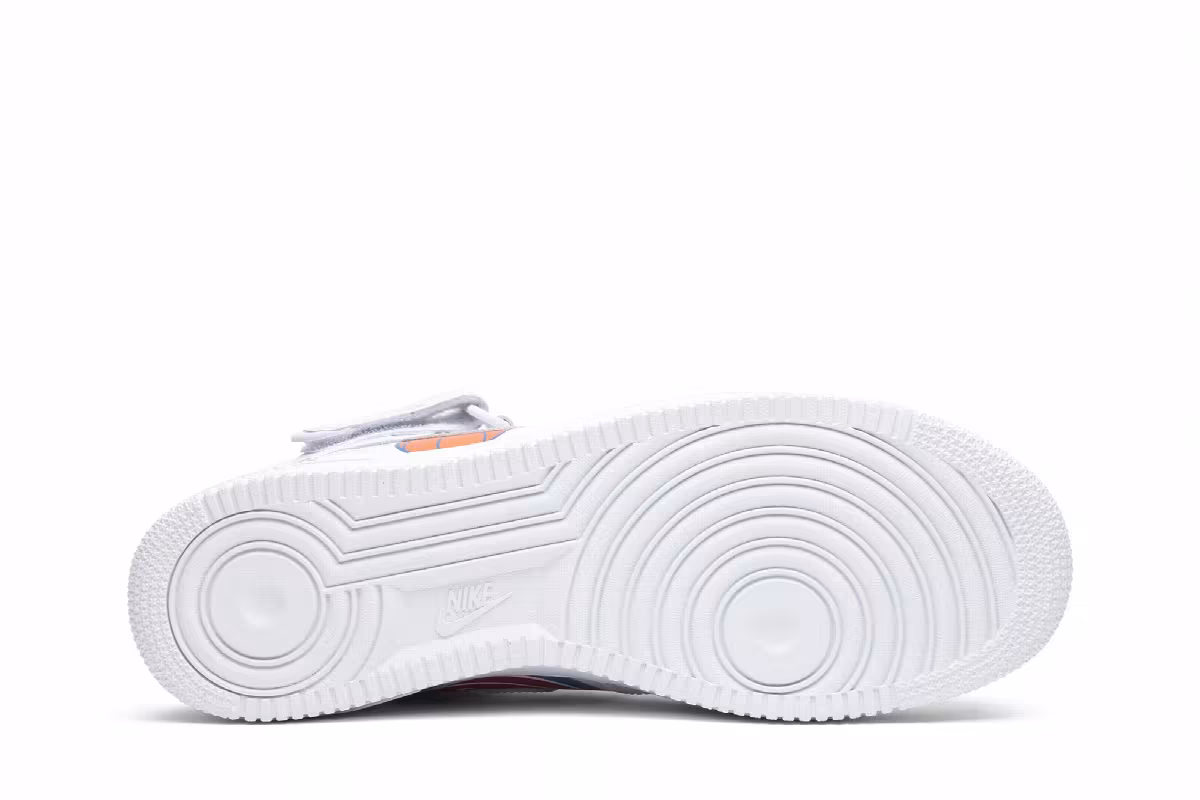 Supreme x NBA x Nike Air Force 1 Mid White, view 5