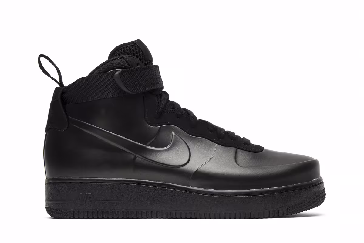 Nike Air Force 1 Foamposite Cup Triple Black, view 2