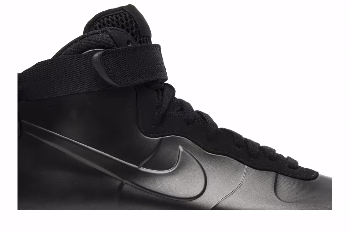 Nike Air Force 1 Foamposite Cup Triple Black, view 3