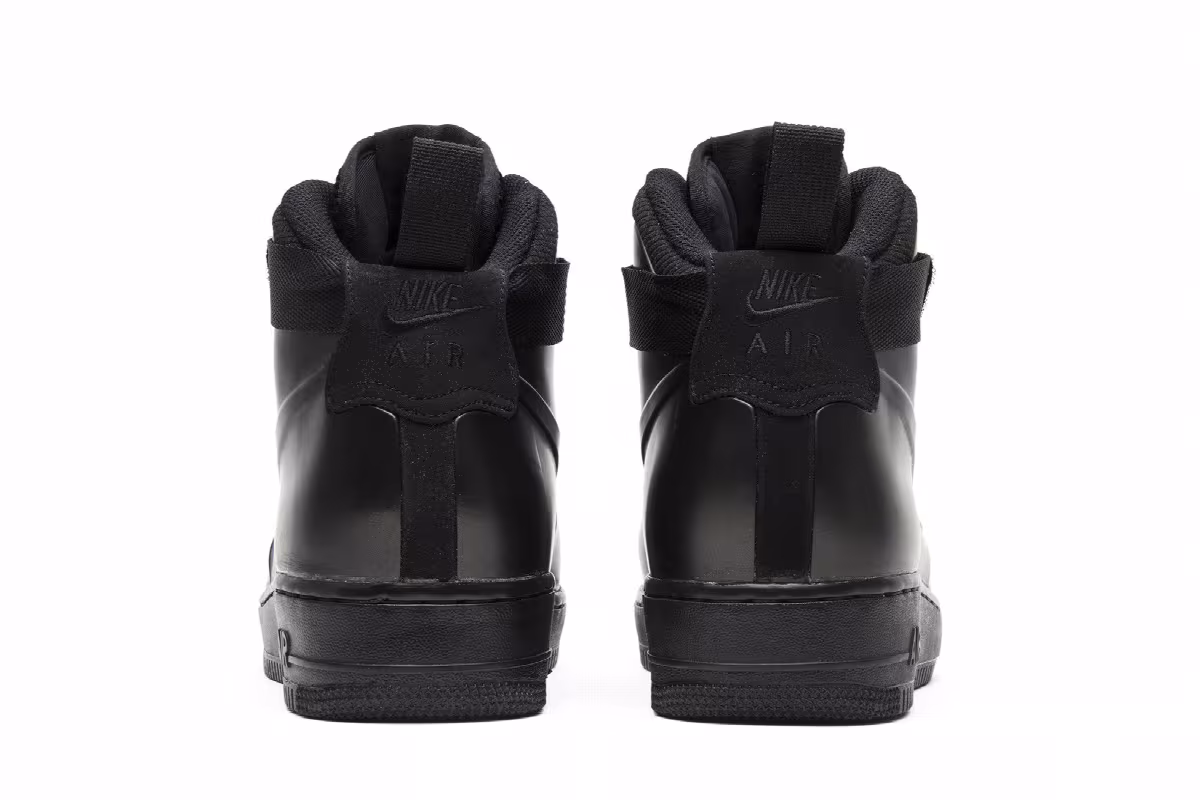 Nike Air Force 1 Foamposite Cup Triple Black, view 7