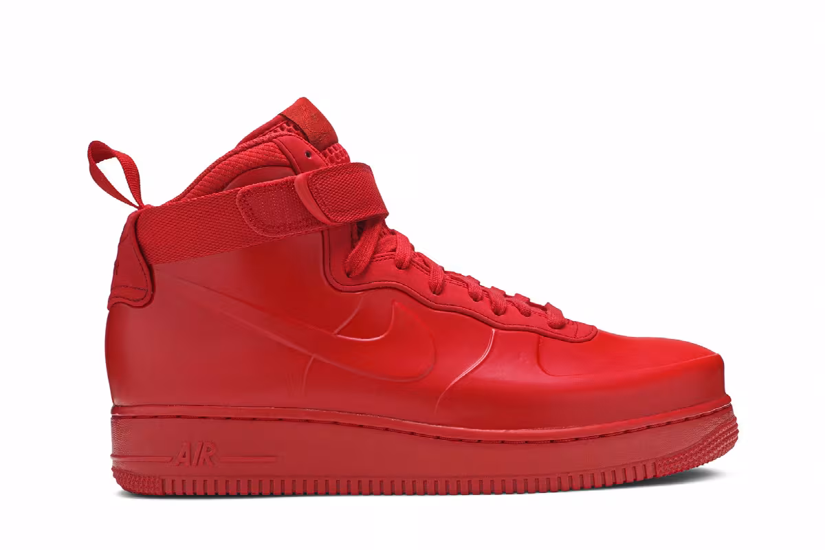 Nike Air Force 1 Foamposite Red, view 2