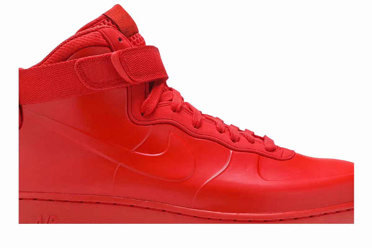 Nike Air Force 1 Foamposite Red, view 3