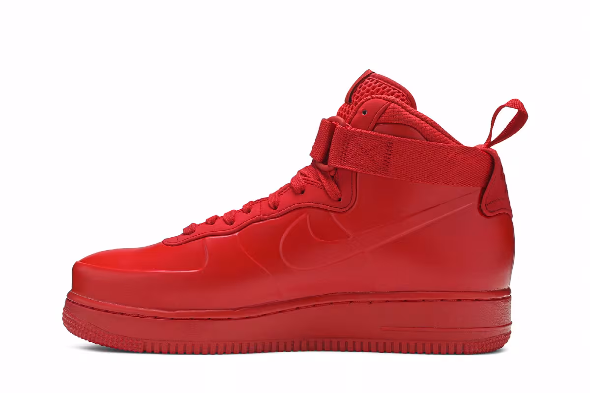 Nike Air Force 1 Foamposite Red, view 4