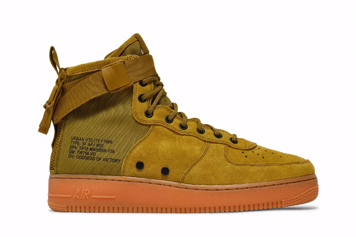 Nike Air Force 1 Mid Desert Moss, view 2