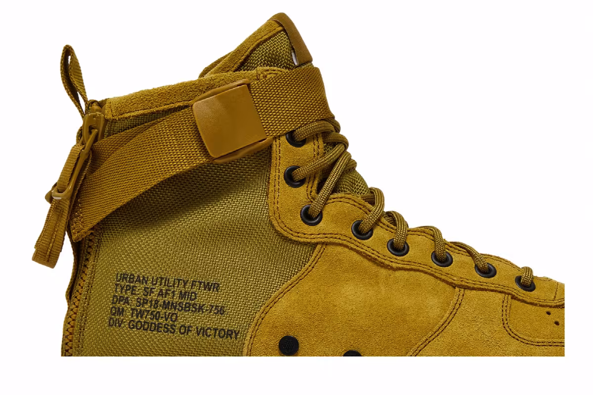 Nike Air Force 1 Mid Desert Moss, view 3