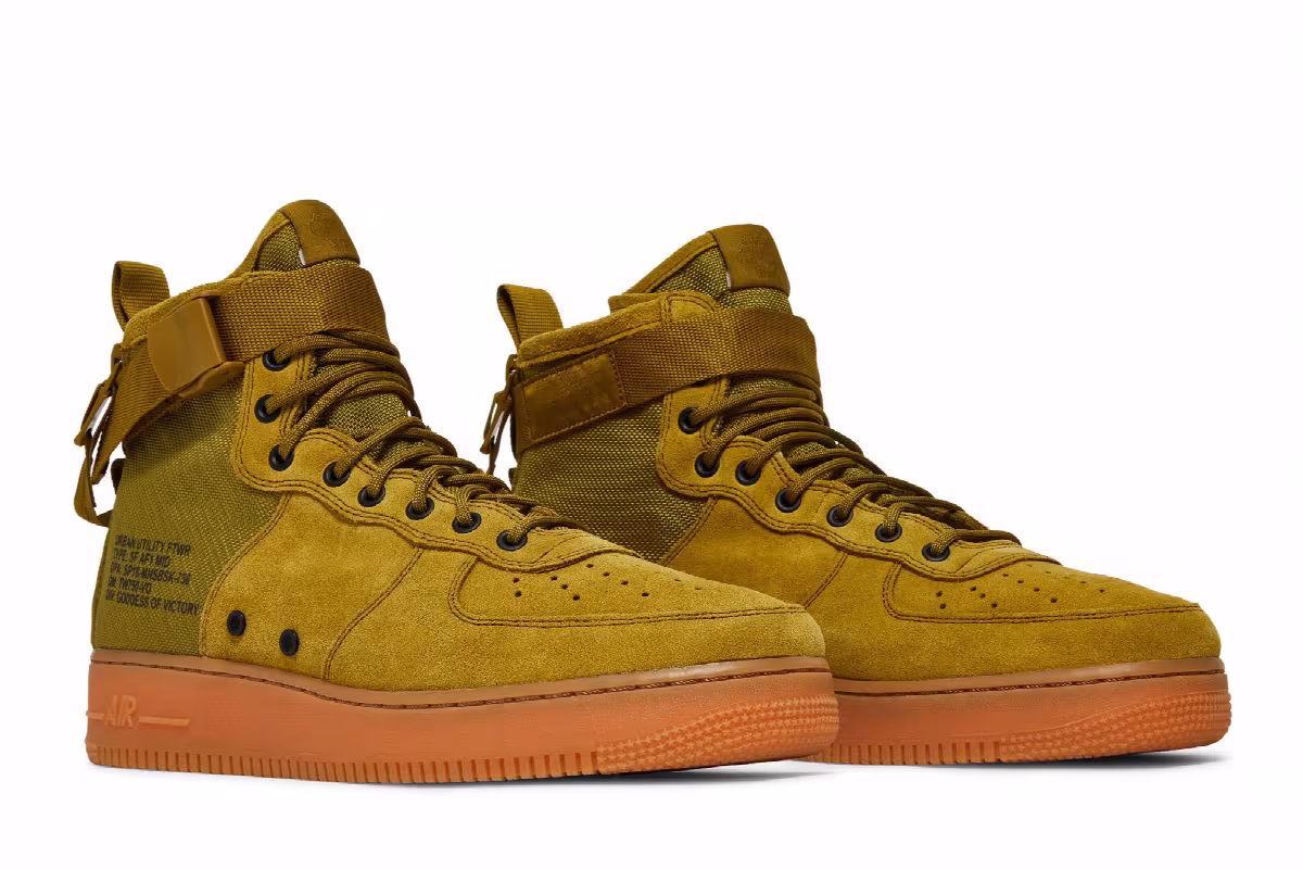Nike Air Force 1 Mid Desert Moss, view 9