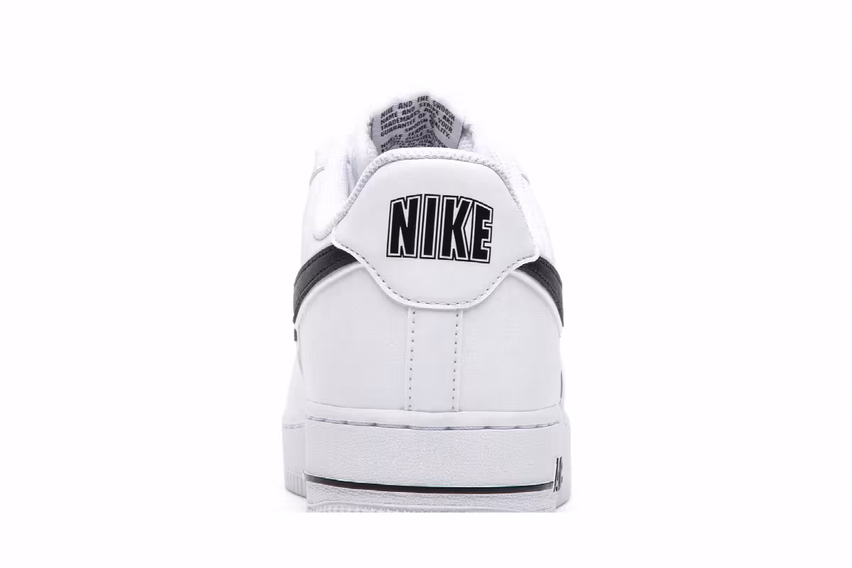 Nike Air Force 1 Low White Black, view 8