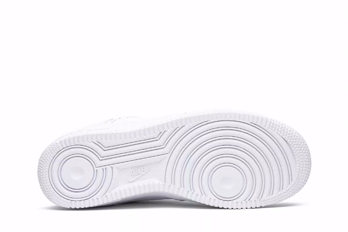 John Elliott x Nike Air Force 1 Low Triple White, view 5