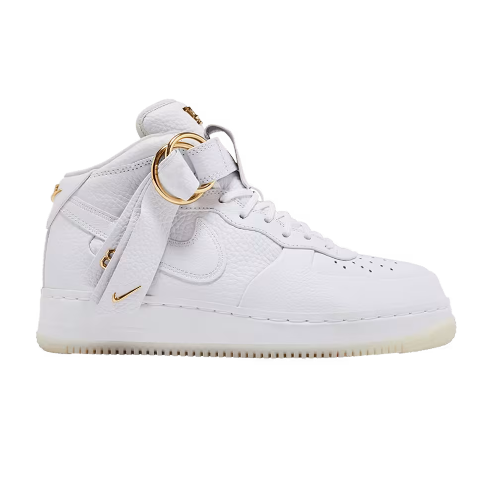 Victor Cruz x Nike Air Force 1 Mid White Gold