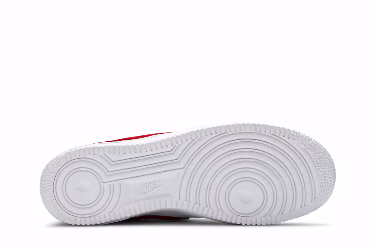 Nike Air Force 1 07 LV8 Chenille Swoosh, view 5