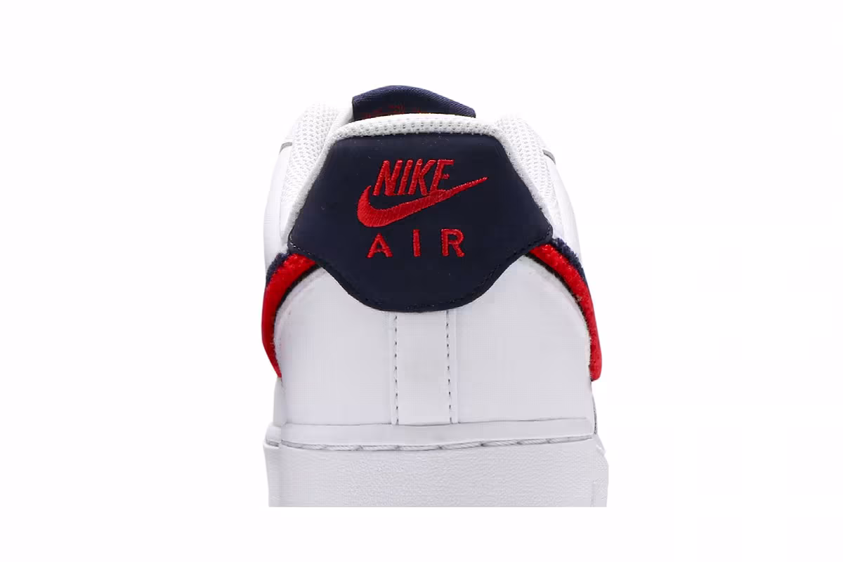 Nike Air Force 1 07 LV8 Chenille Swoosh, view 8