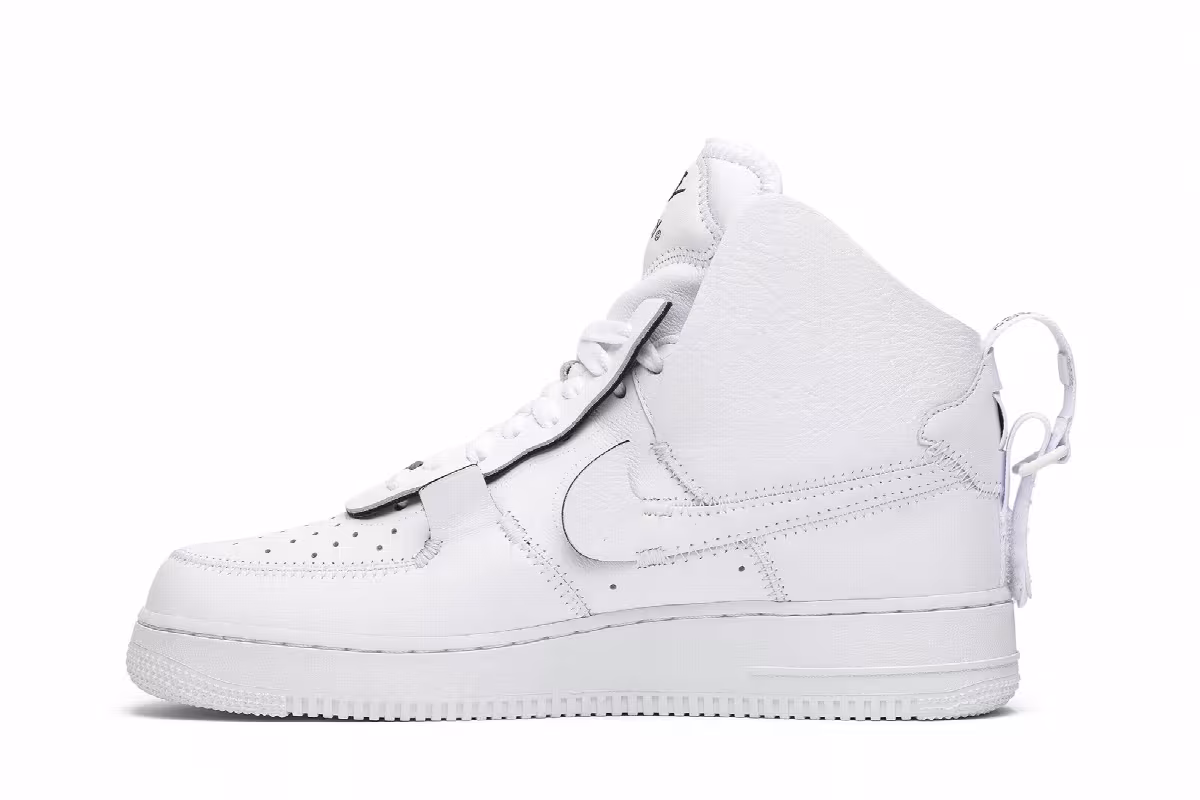 PSNY x Nike Air Force 1 High Triple White, view 4