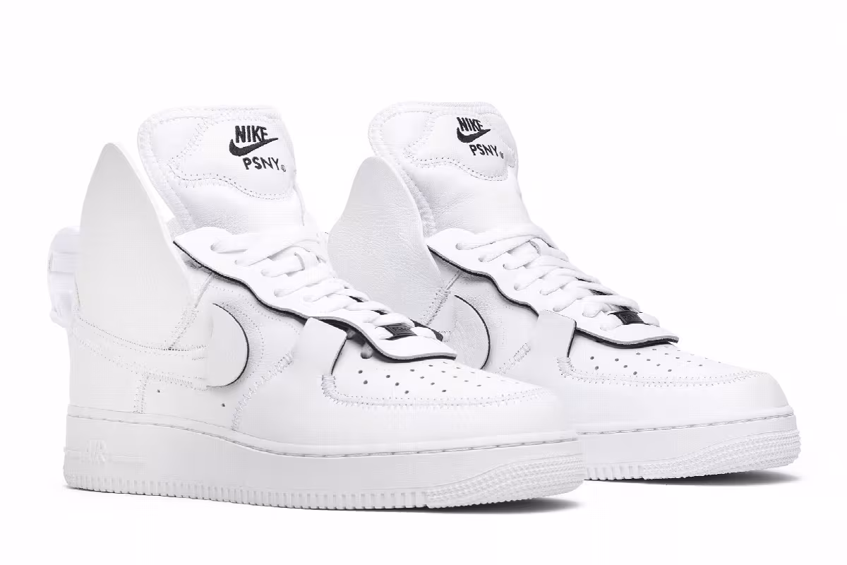 PSNY x Nike Air Force 1 High Triple White, view 9