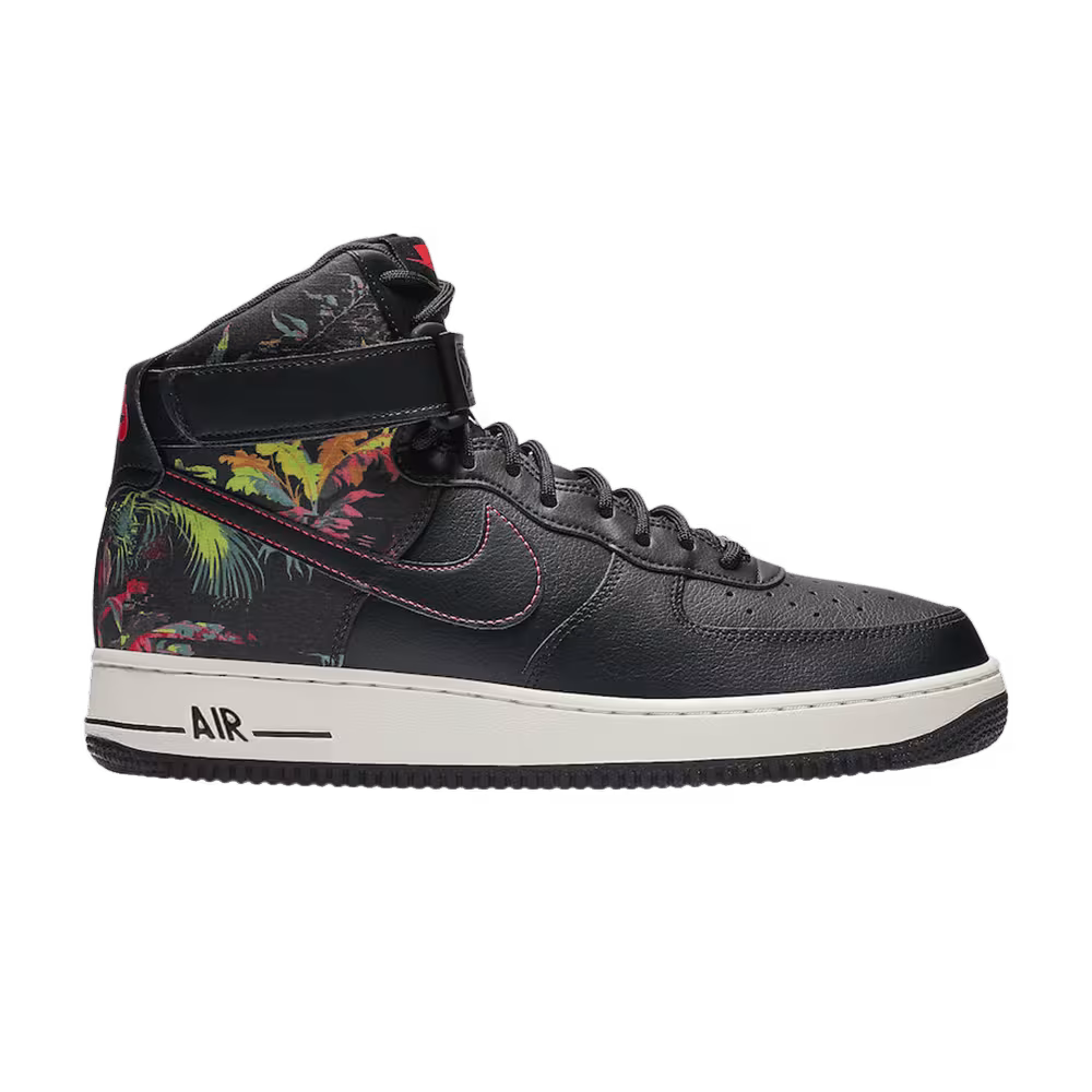 Nike Air Force 1 Black Floral