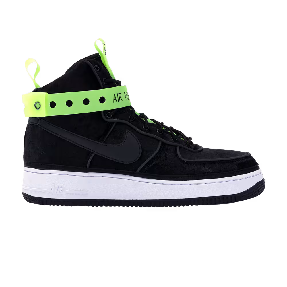 Nike Magic Stick x Air Force 1 High Black Velour