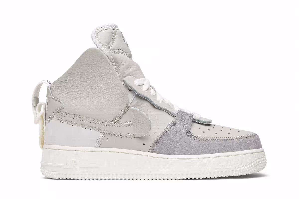 PSNY x Nike Air Force 1 High Matte Silver, view 2