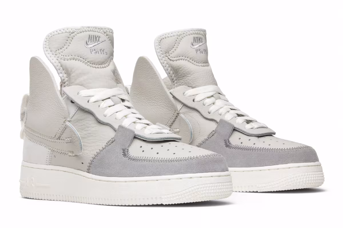 PSNY x Nike Air Force 1 High Matte Silver, view 9