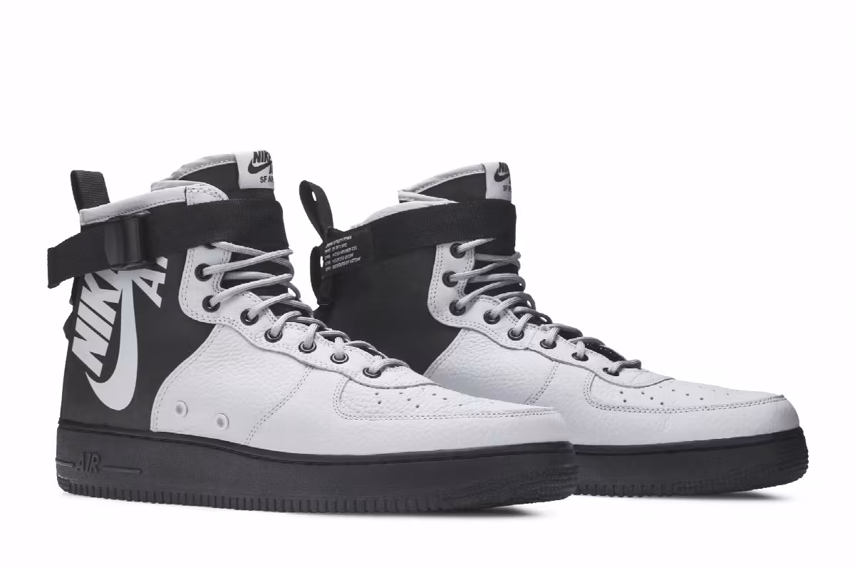 Nike SF Air Force 1 Mid Wolf Grey, view 9