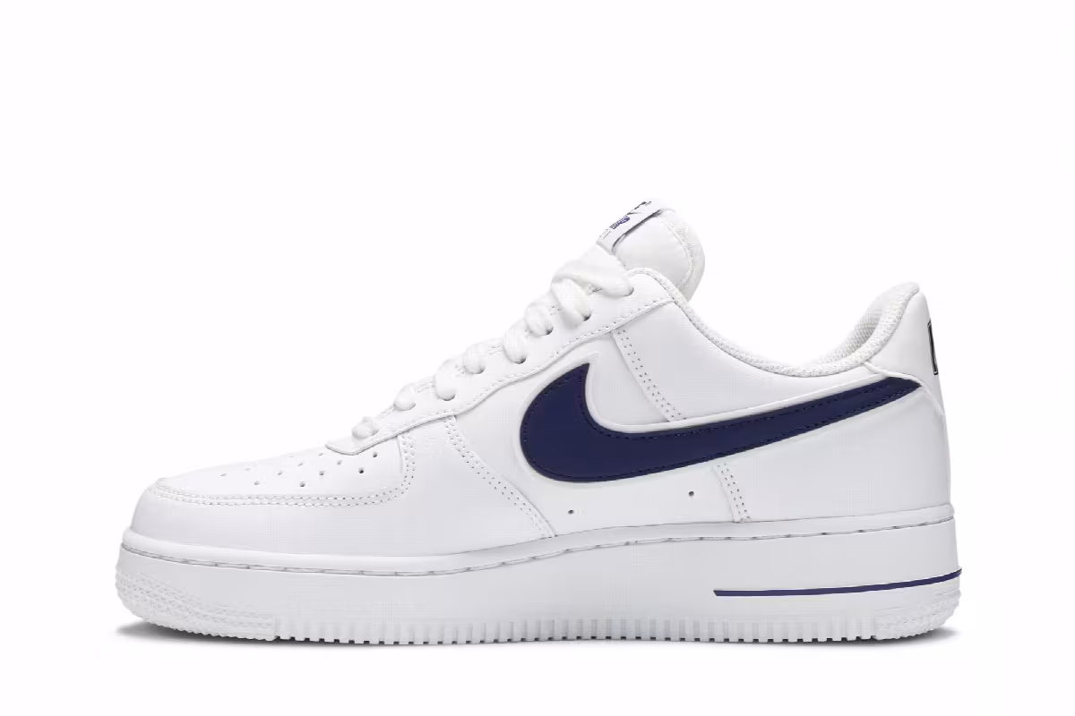 Nike Air Force 1 White Deep Royal, view 4