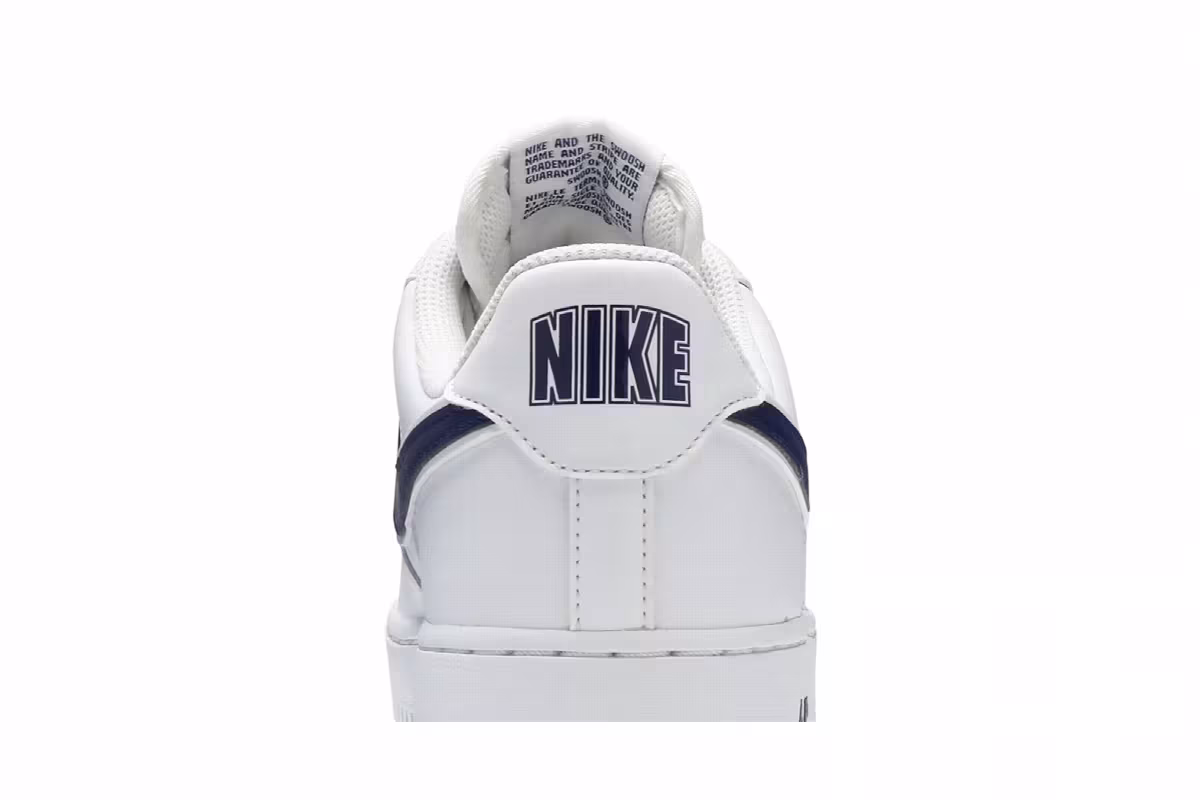 Nike Air Force 1 White Deep Royal, view 8