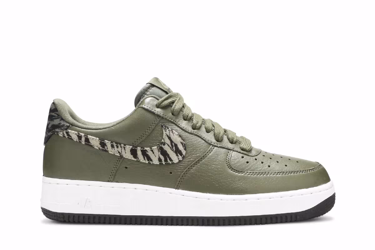 Nike Air Force 1 Low Tiger Camo Olive, view 2