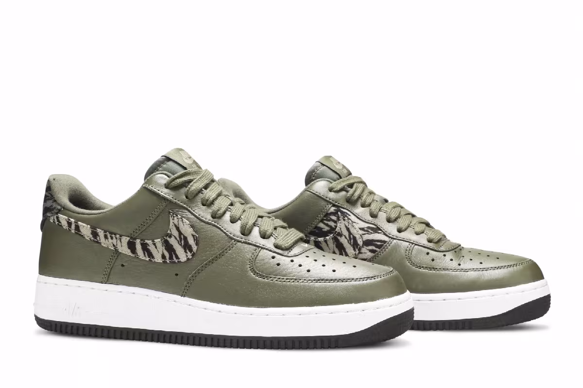 Nike Air Force 1 Low Tiger Camo Olive, view 9