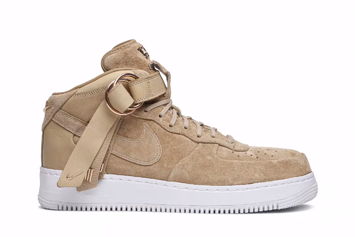 Victor Cruz x Nike Air Force 1 Mid Vachetta Tan, view 2