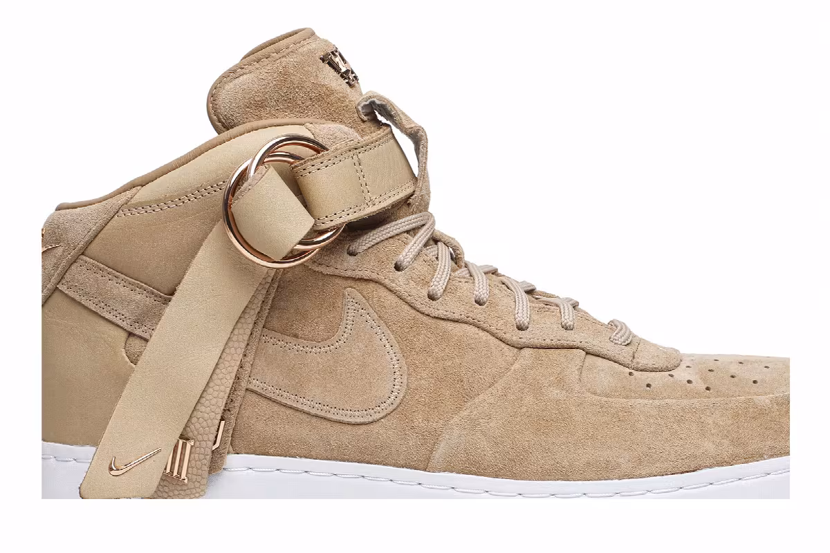 Victor Cruz x Nike Air Force 1 Mid Vachetta Tan, view 3
