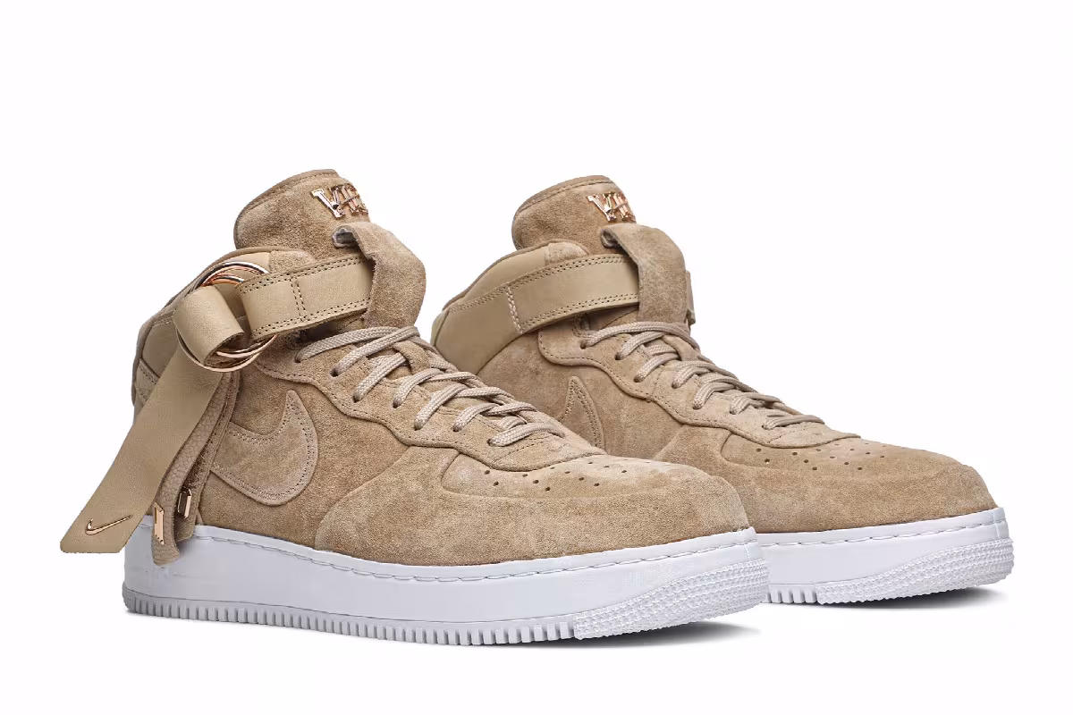 Victor Cruz x Nike Air Force 1 Mid Vachetta Tan, view 9