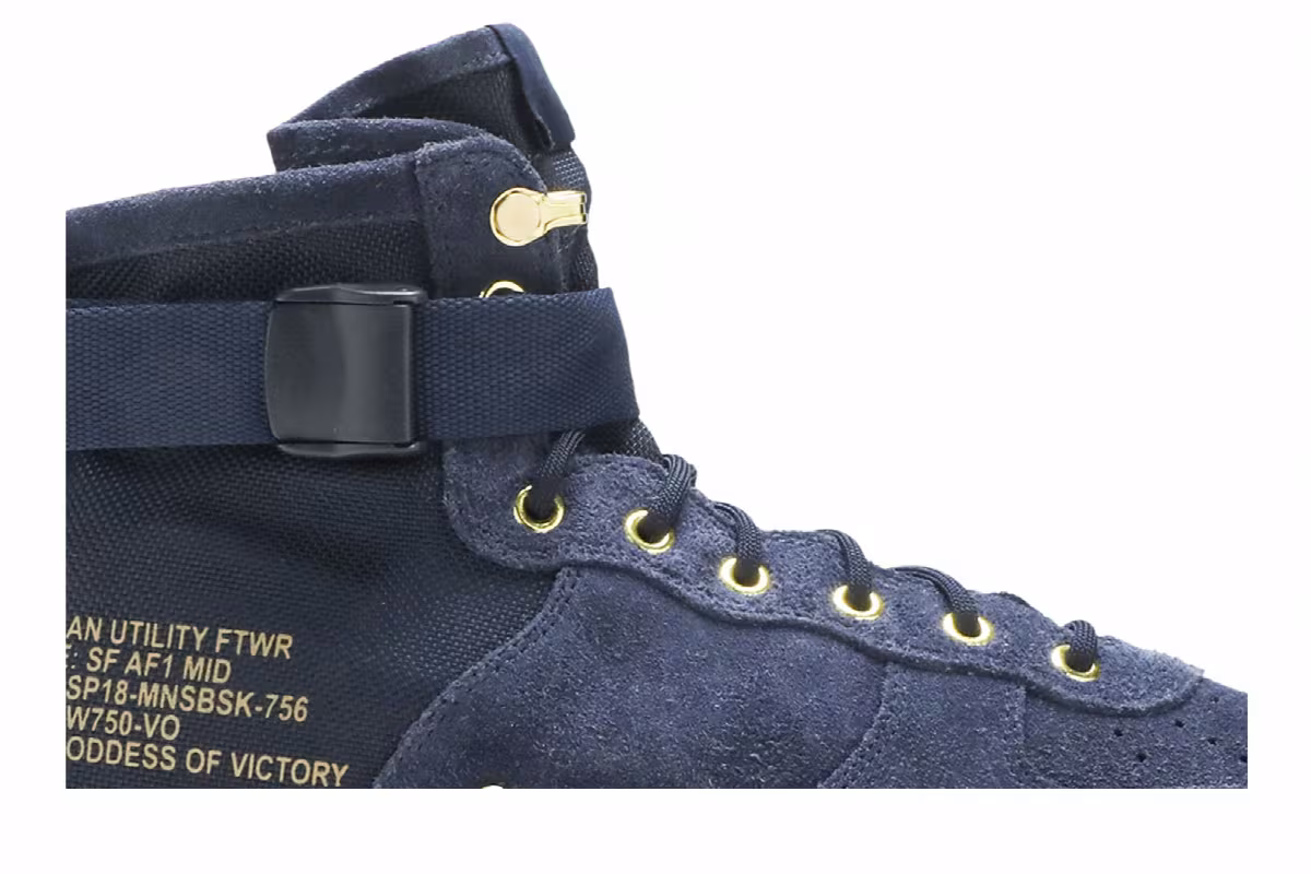 Nike SF Air Force 1 Mid Obsidian, view 3
