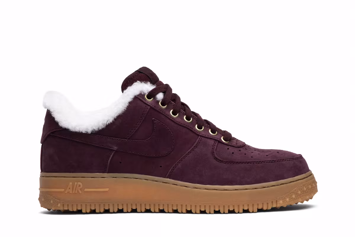 Nike Air Force 1 Premium Winter Burgundy Crush, view 2