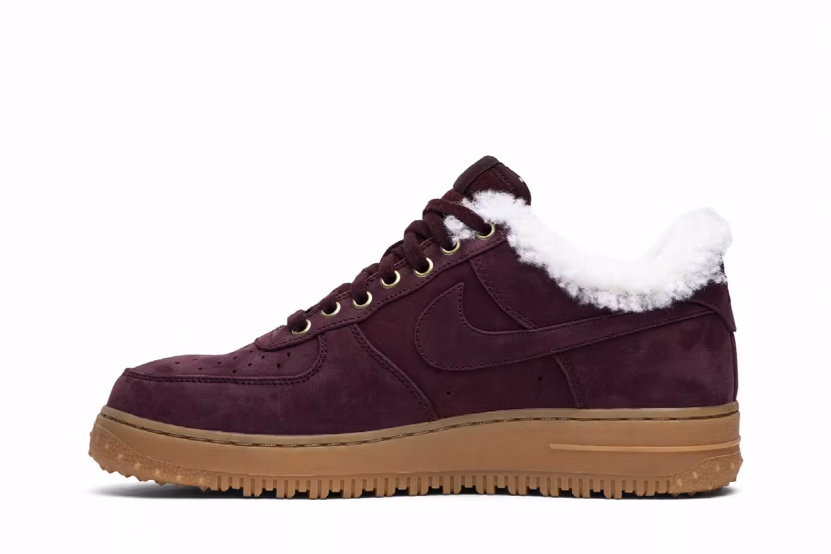 Nike Air Force 1 Premium Winter Burgundy Crush, view 4