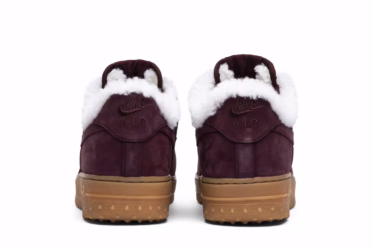 Nike Air Force 1 Premium Winter Burgundy Crush, view 7