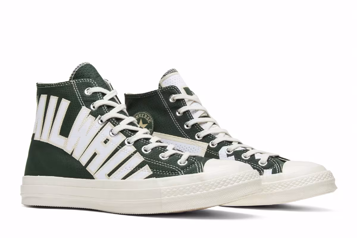 Converse Chuck Taylor All Star Premium Hi Milwaukee Bucks, view 9