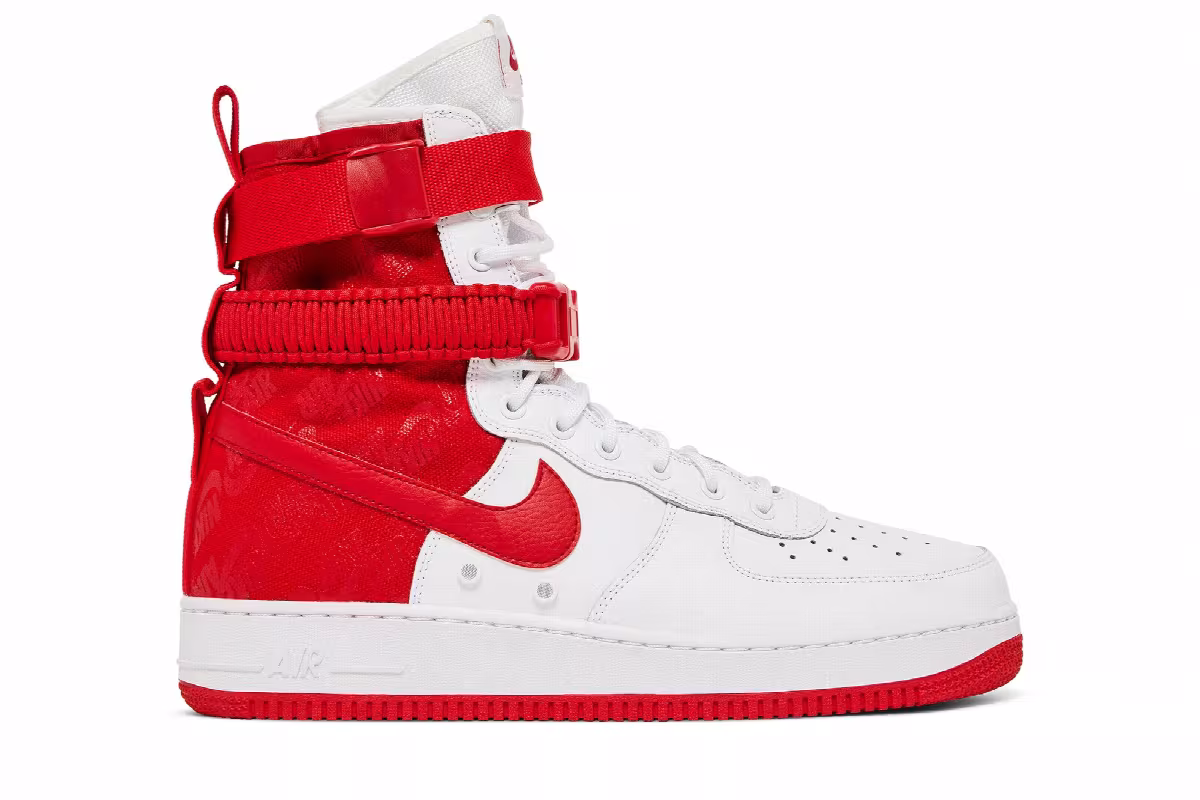 Nike SF Air Force 1 High University Red, view 2