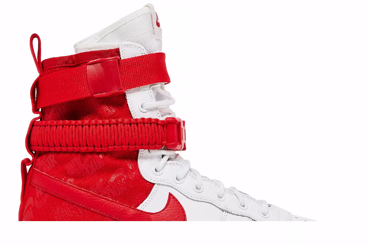 Nike SF Air Force 1 High University Red, view 3