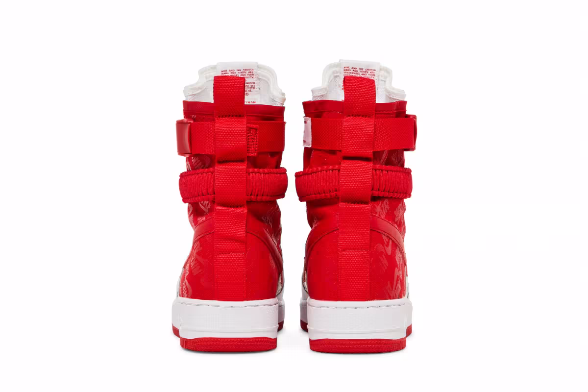 Nike SF Air Force 1 High University Red, view 7
