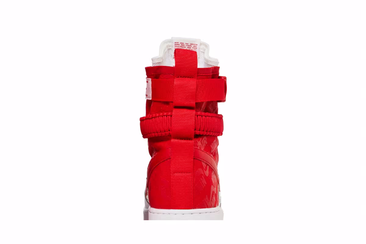 Nike SF Air Force 1 High University Red, view 8