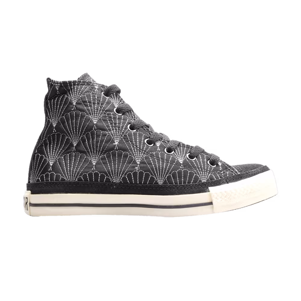 Converse Chuck Taylor All Star Quilted High Black Shells
