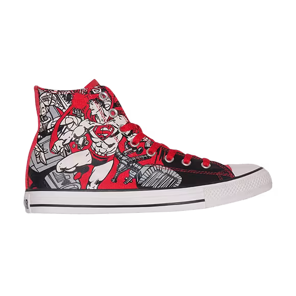 DC Comics x Converse Chuck Taylor All Star Hi Superman Print