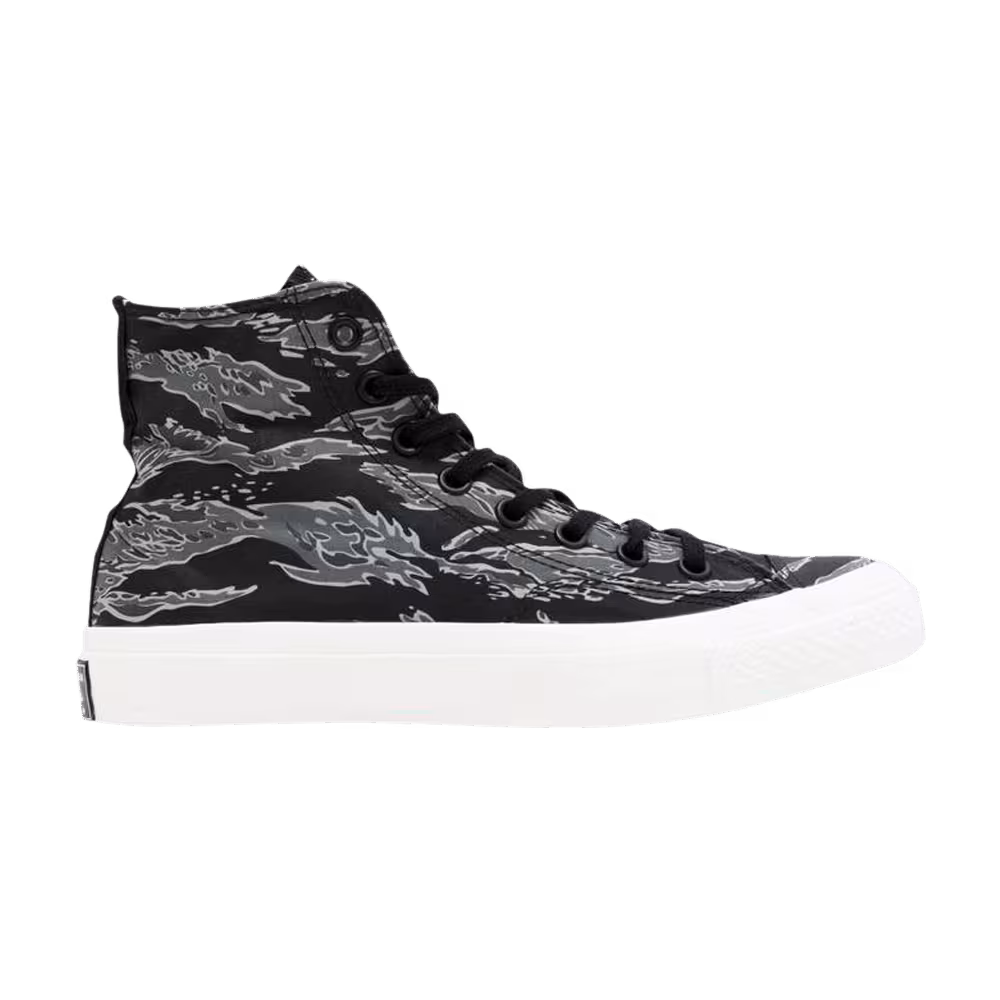 Kicks Hawaii x Converse Chuck Taylor All Star Spec Hi Tiger Camo - Black