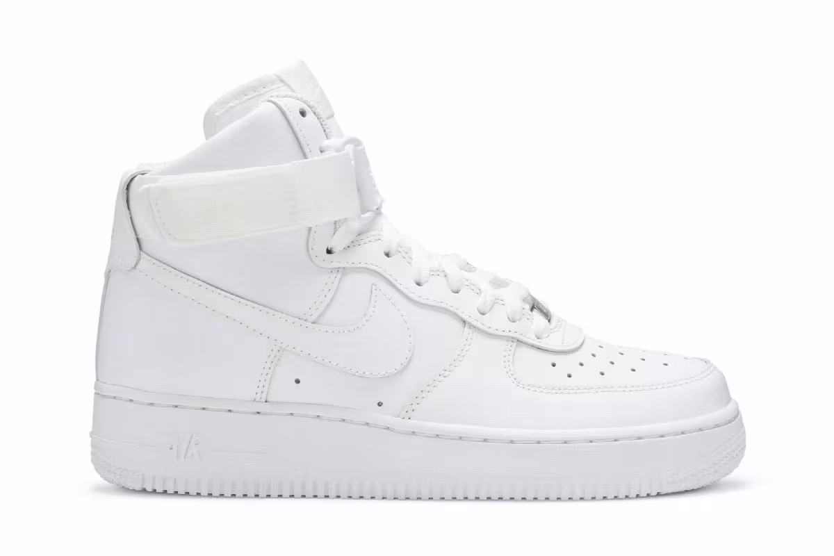 Nike Women's Air Force 1 High White, view 2