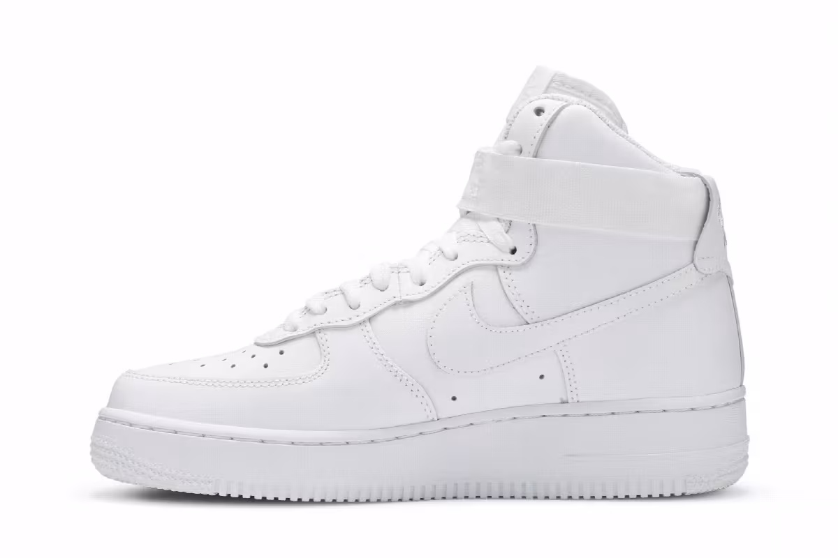 Nike Women's Air Force 1 High White, view 4