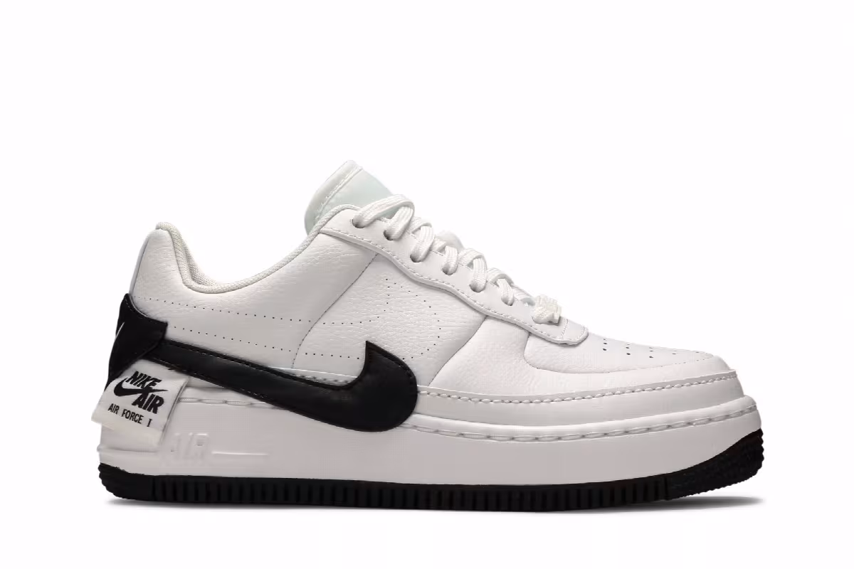 Nike Women's Air Force 1 Jester XX White Black, view 2